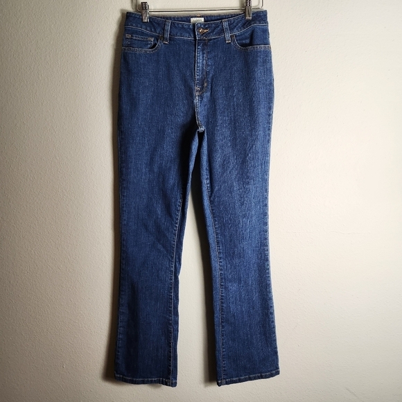 L.L. Bean Womens True Shape Classic Fit High Rise Bootcut Leg Jeans-10 MT - Picture 6 of 11